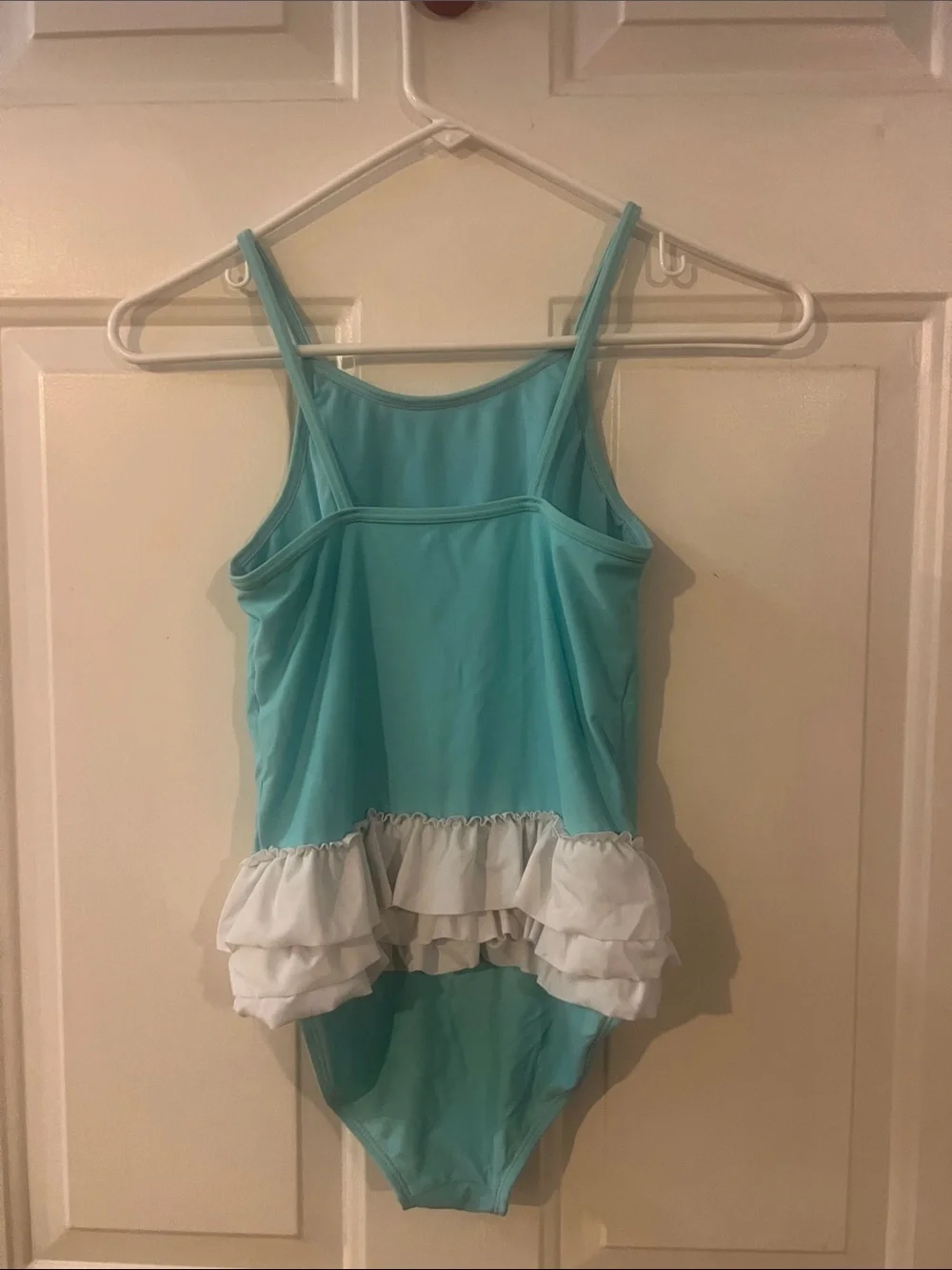 Gymboree Aqua Blue Rainbow One-Piece Swim